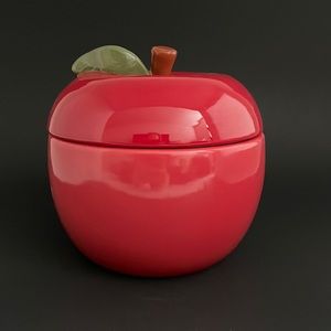 COPY - Apple ceramic jar.